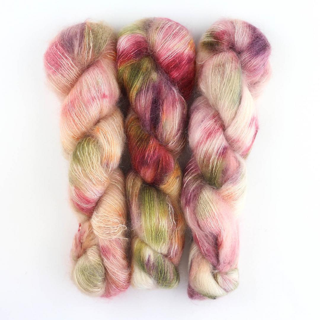 Cowgirl Blues KidSilk gradient hand-dyed yarn