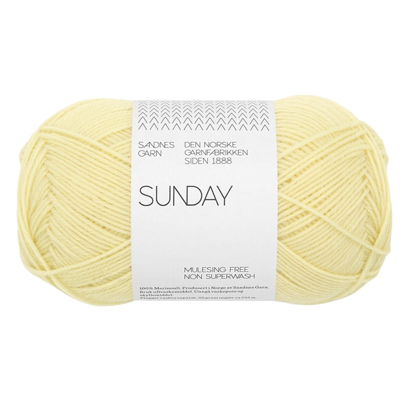 Sandnes Garn Sunday colour 9602 lemonade