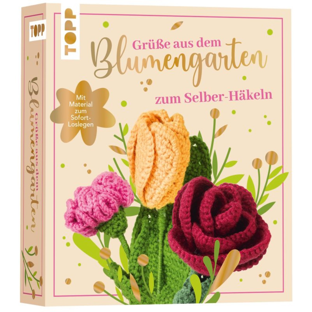 frechverlag Grüße aus dem Blumengarten - zum selber crochet