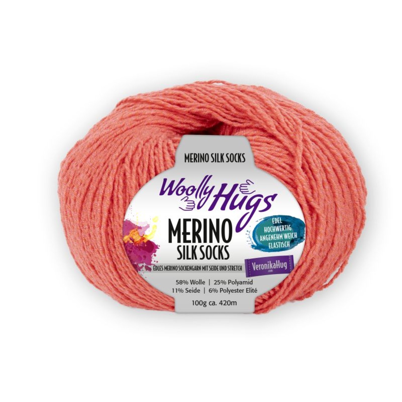 Pro Lana Woolly Hugs Merino Silk Socks colour 229