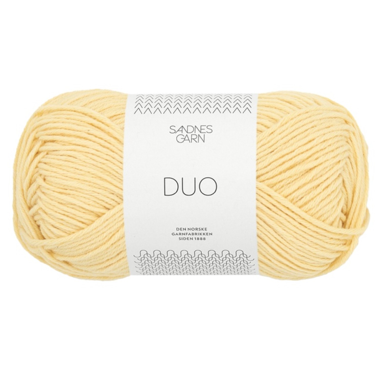 Sandnes Garn Duo colour 2112 light yellow
