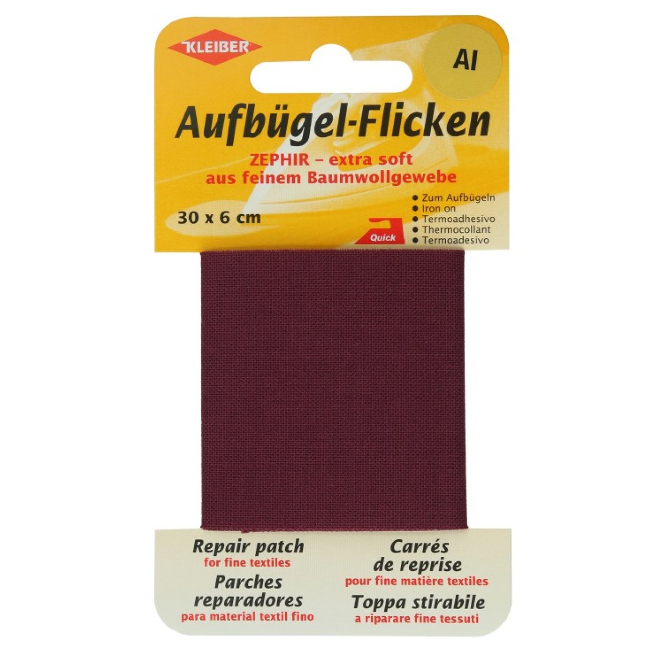 Kleiber Reparatur-Folie 40x50 cm / transparent