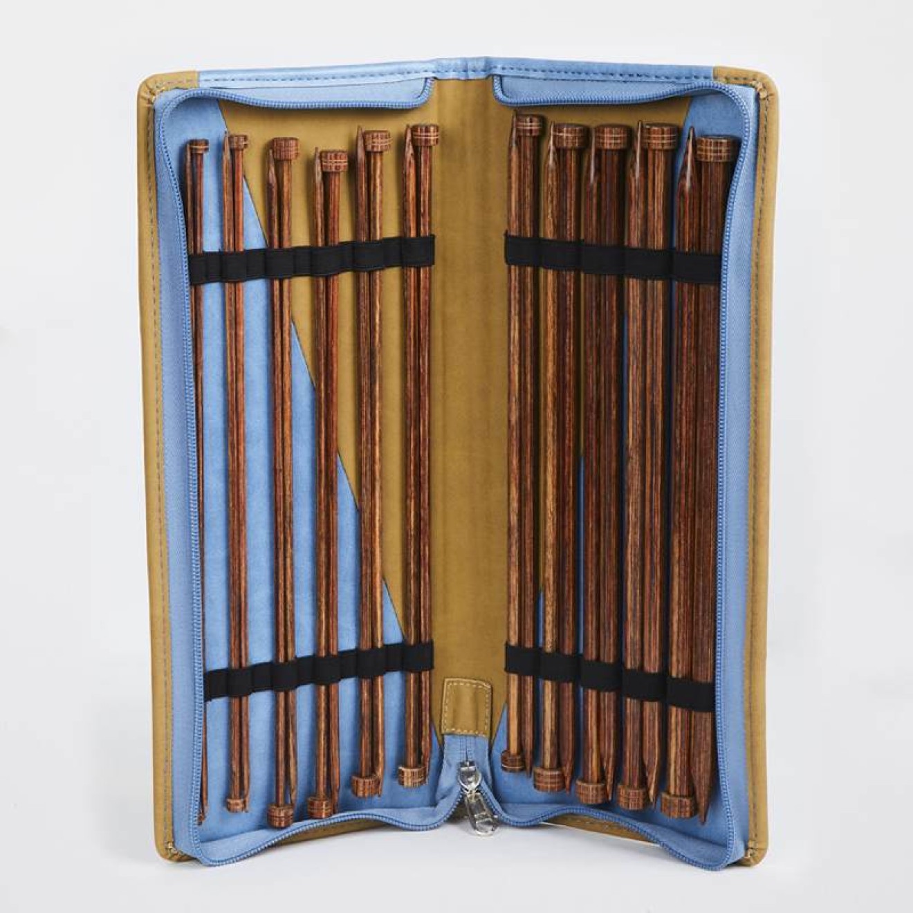 KnitPro needle set Grande Jackenstricknadeln Ginger Holz, 25 cm 3,50 - 12,00 mm / 25 cm