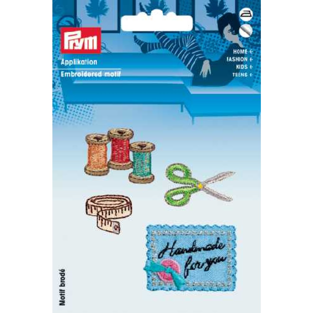 Prym Applikationen - Fashion and Home - aufbügelbar ca. 2,0x3,0 cm / farbig