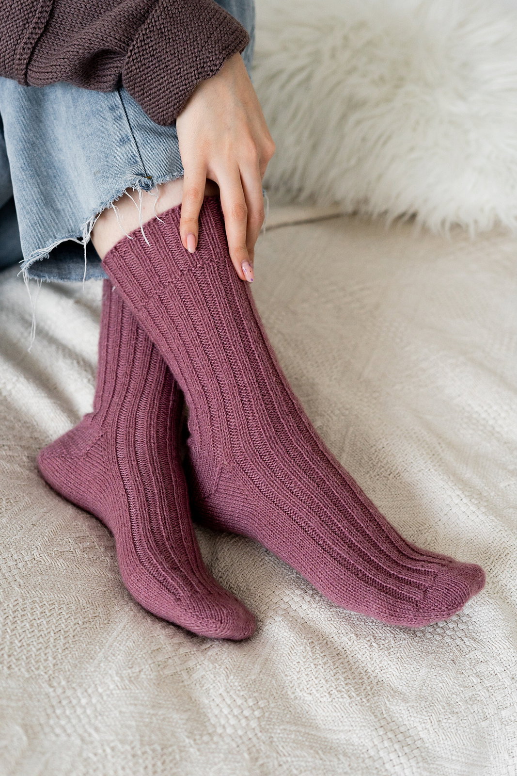 Chaussettes Boomerang – modèle de tricot, photo 11