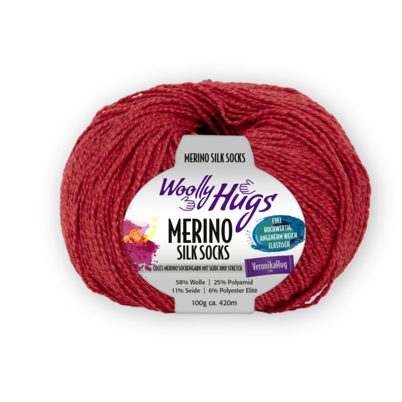 Pro Lana Woolly Hugs Merino Silk Socks colour 230