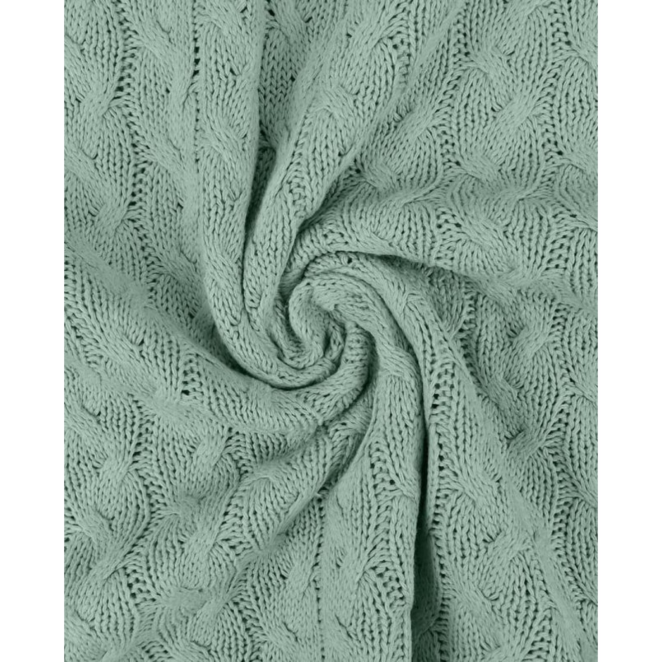 HANABI Knitted Cotton cable plain colours colour 126