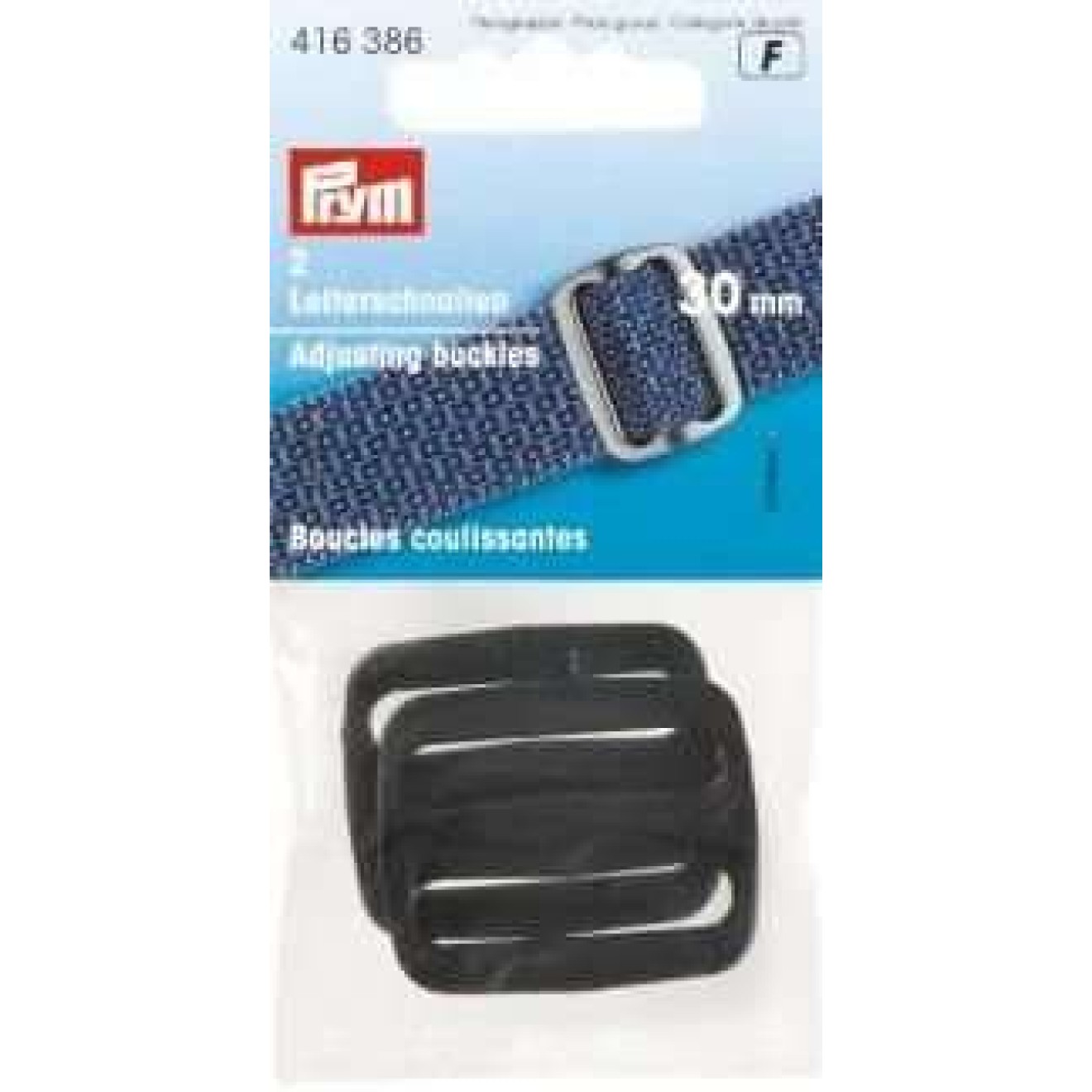 Prym Leiterschnalle 30 mm / schwarz