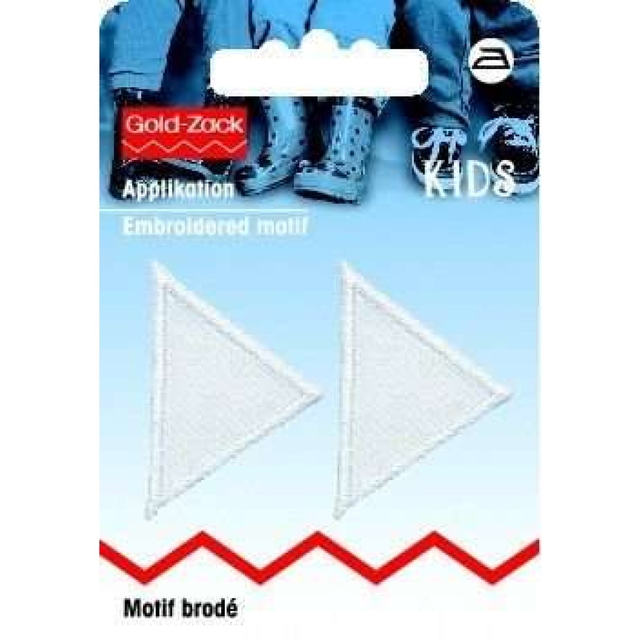 Prym Applikationen - Kids and Hits - aufbügelbar ca. 2,0x4,0 cm / weiß