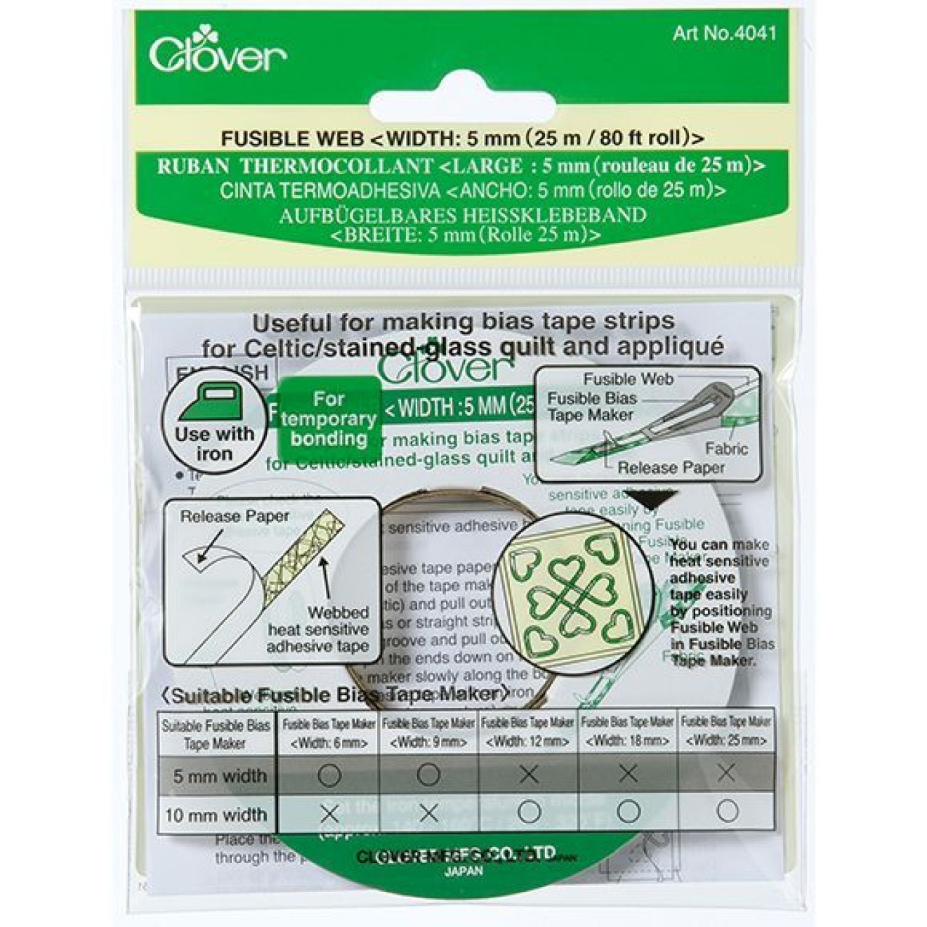 Clover Heißklebeband 5 mm / 25 m