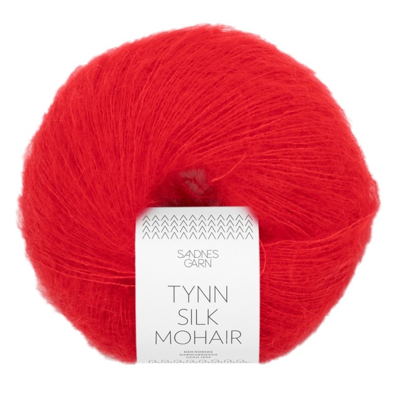 Sandnes Garn Tynn Silk Mohair colour 4018 scarlet red