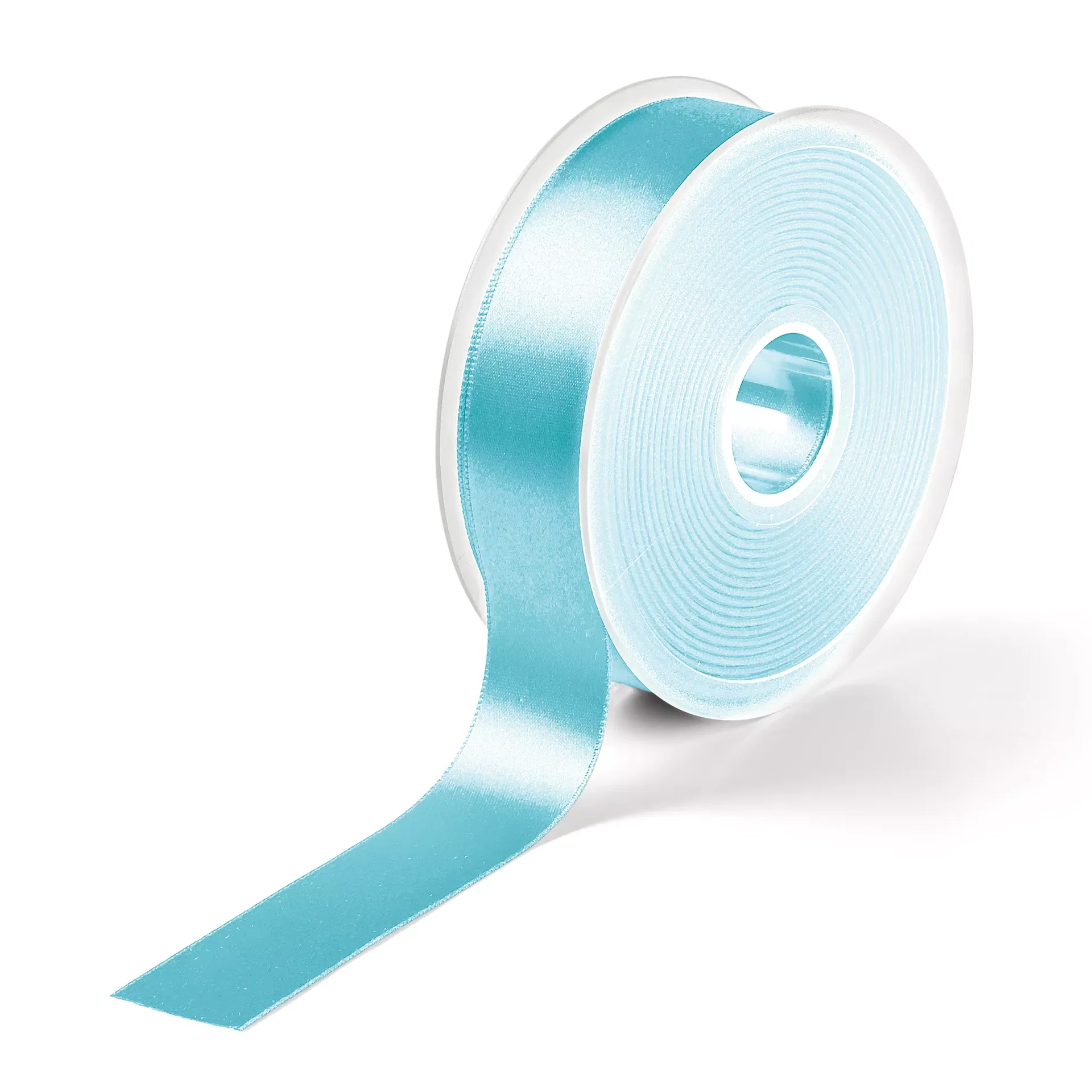 Prym satin ribbon 25 mm — hell türkis
