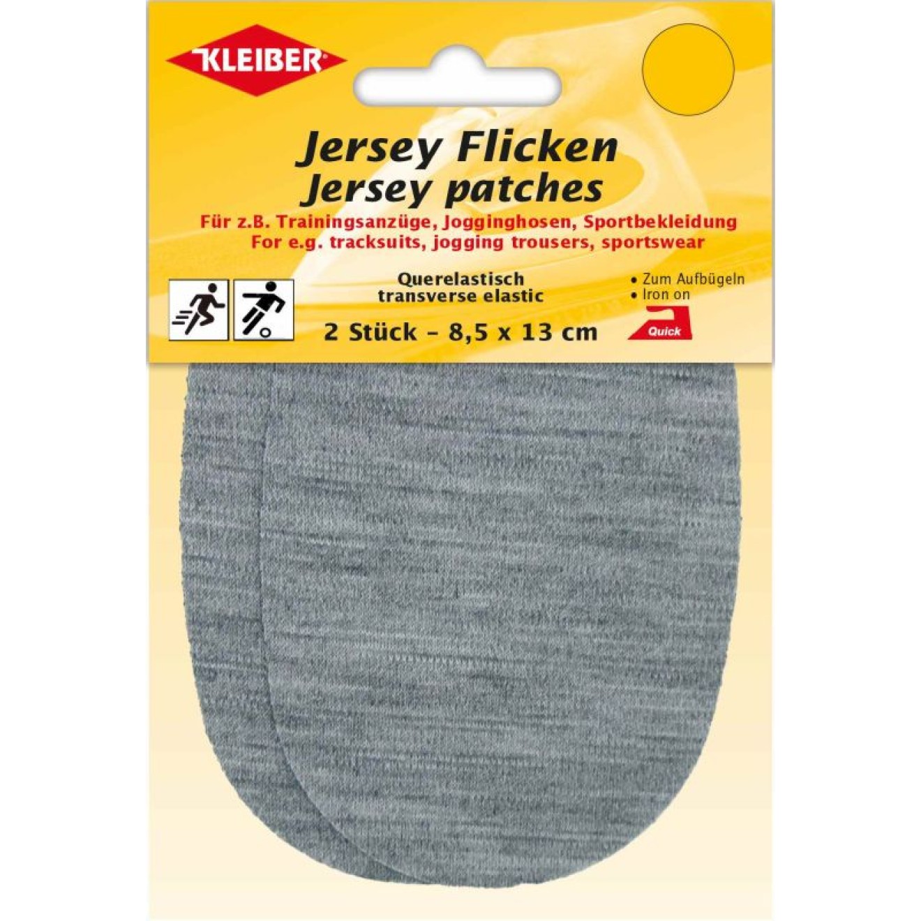 8,5x13 cm / light grey mottled / 2 piece