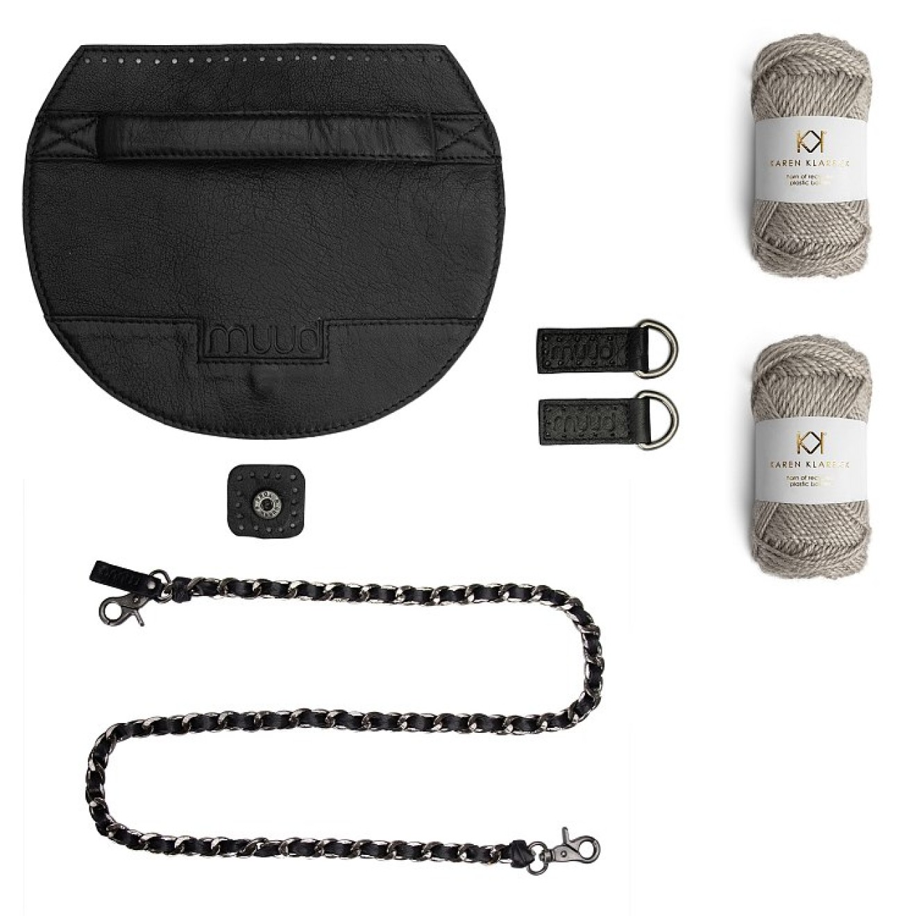 muud Orcus Bag colour Black Dark Grey
