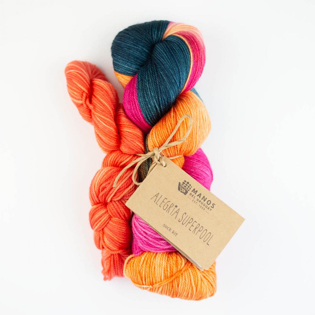 Manos del Uruguay Alegria Superpool Kit handgefärbt yarn