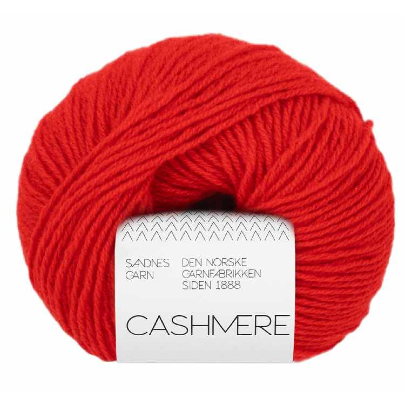 Sandnes Garn Cashmere colour 4018 scarlet red