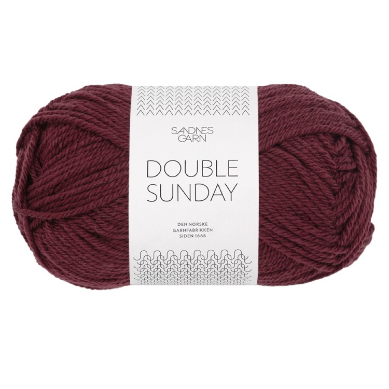 Sandnes Garn Double Sunday colour 4372 deep burgundy