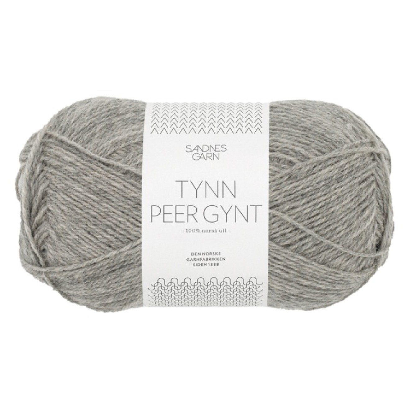 Sandnes Garn Tynn Peer Gynt colour 1042 grey mottled