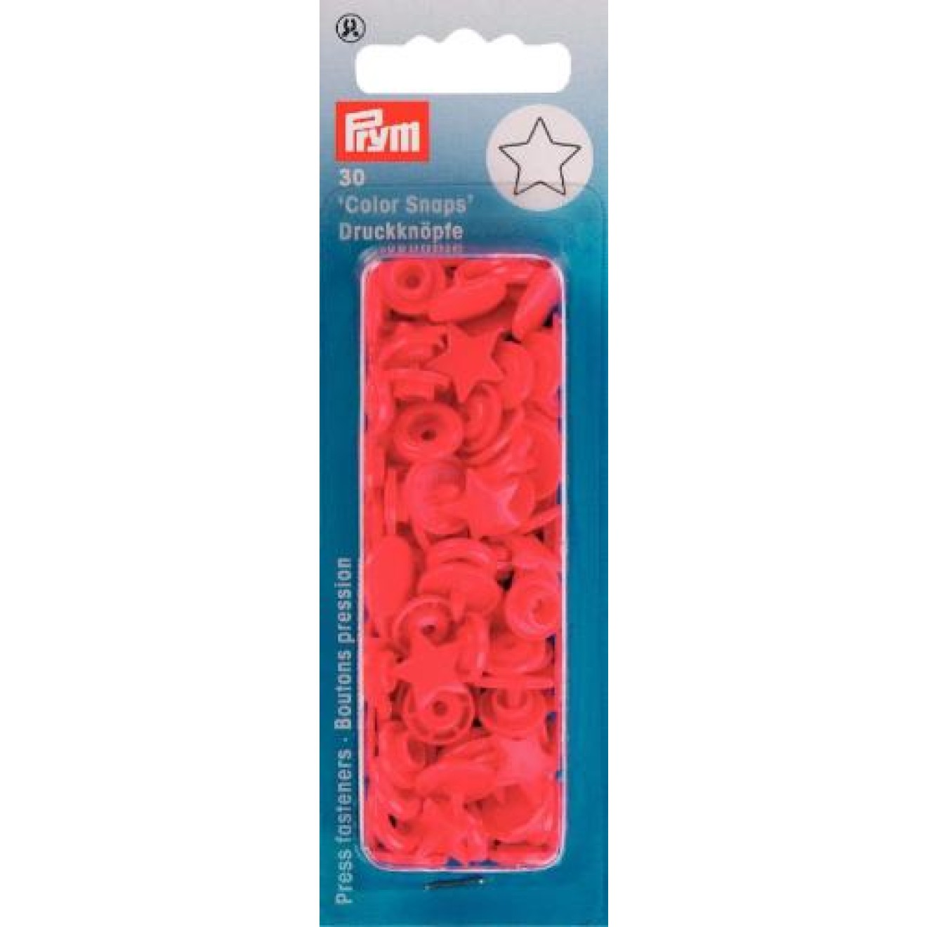 Prym sew-free snap fasteners Color Snaps rot