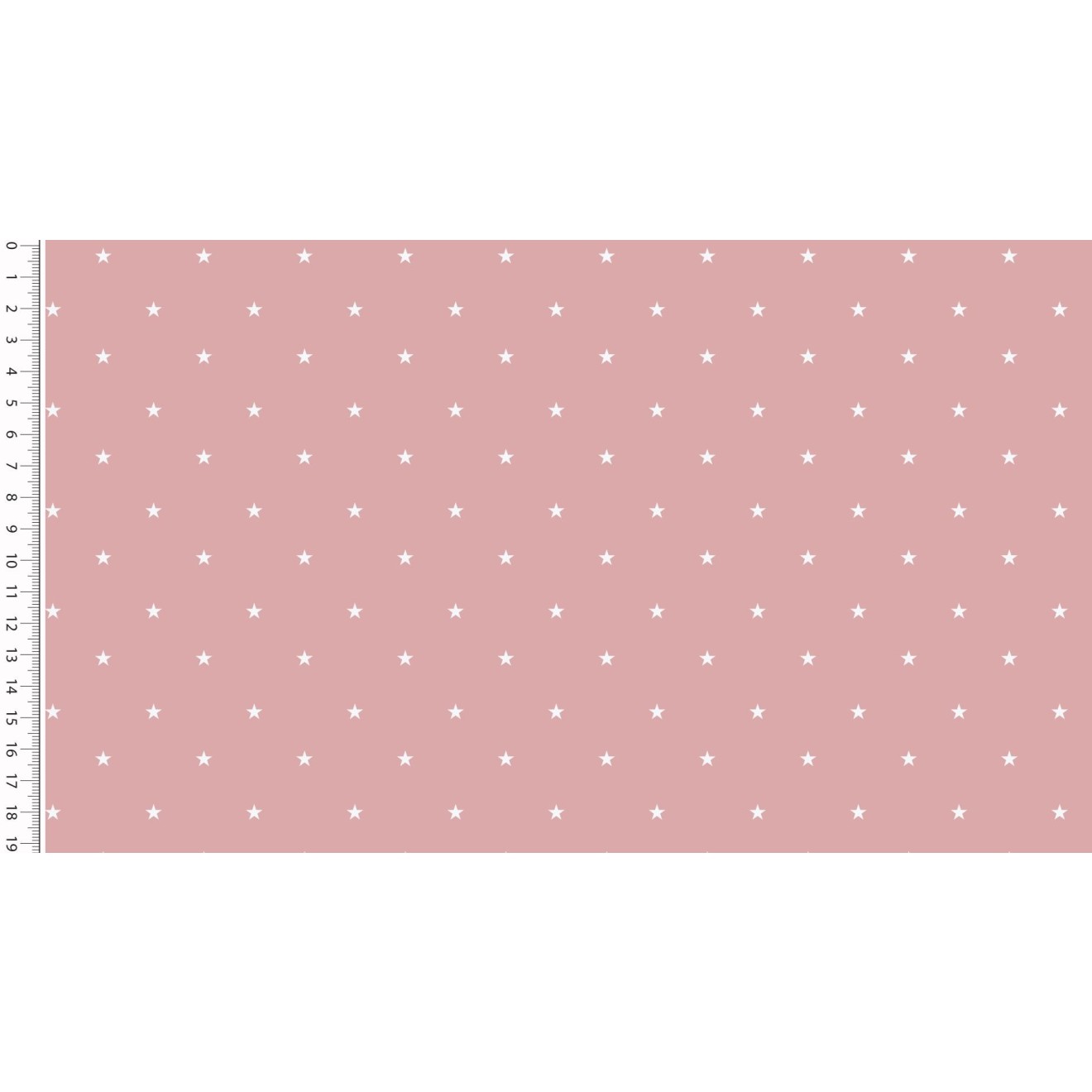 HANABI Jersey Design Maritime Stars Farbe 1413 dusky pink