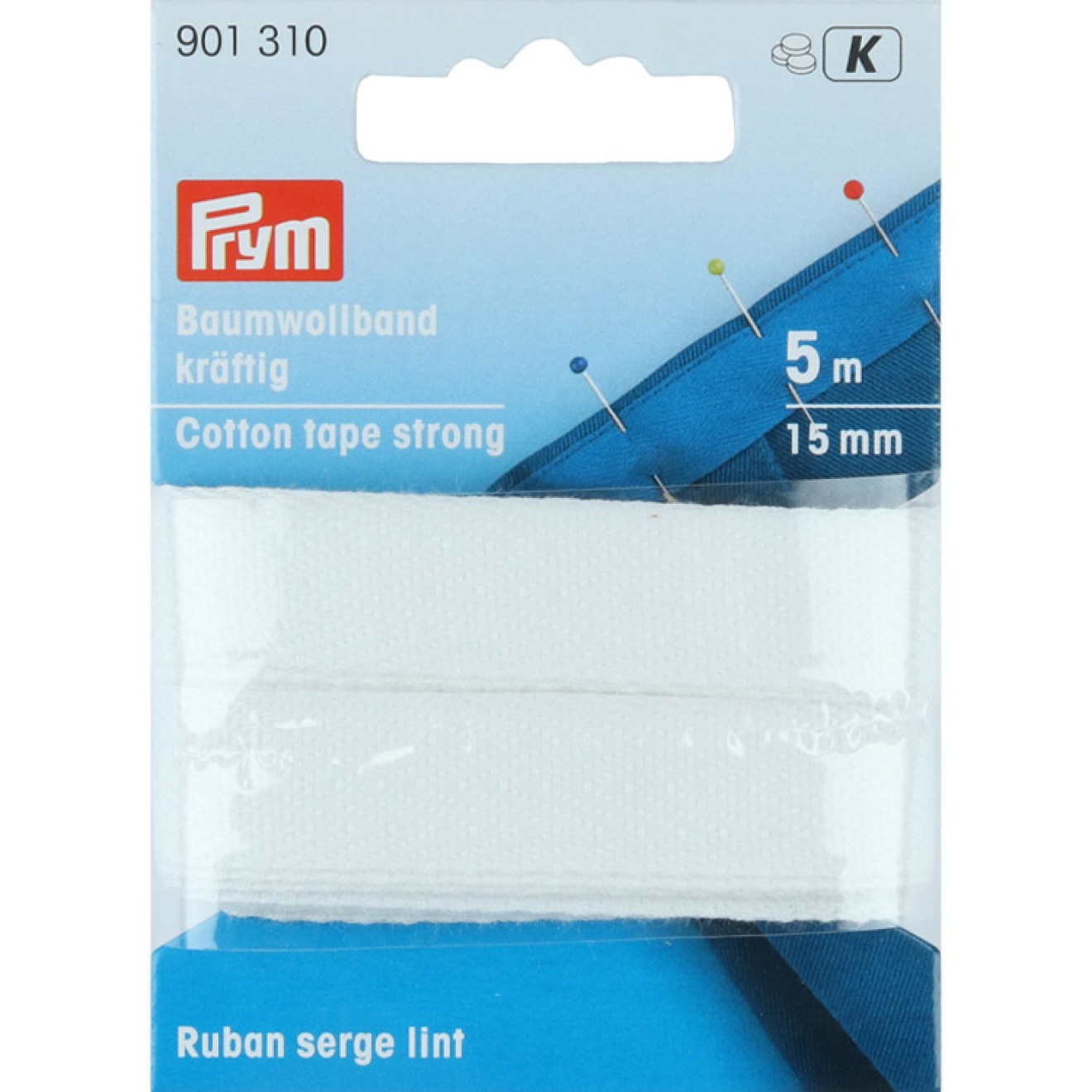 15 mm / white