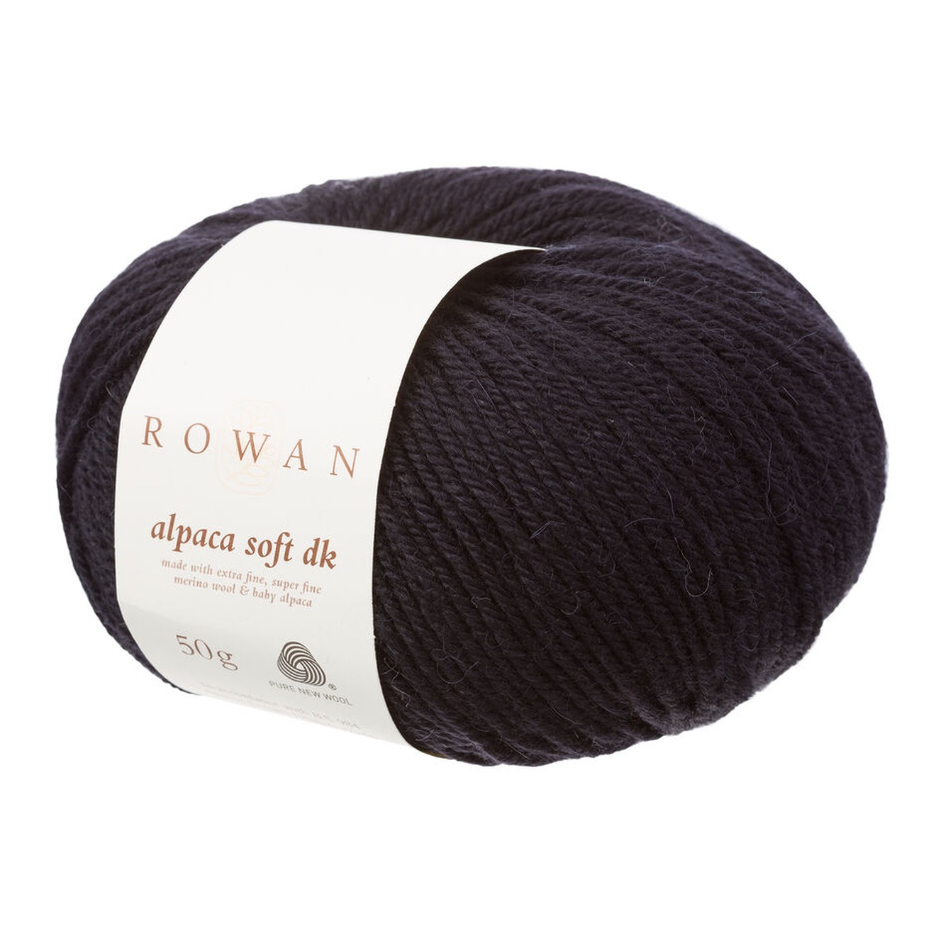 Rowan Alpaca Soft DK colour 216 Simply Black