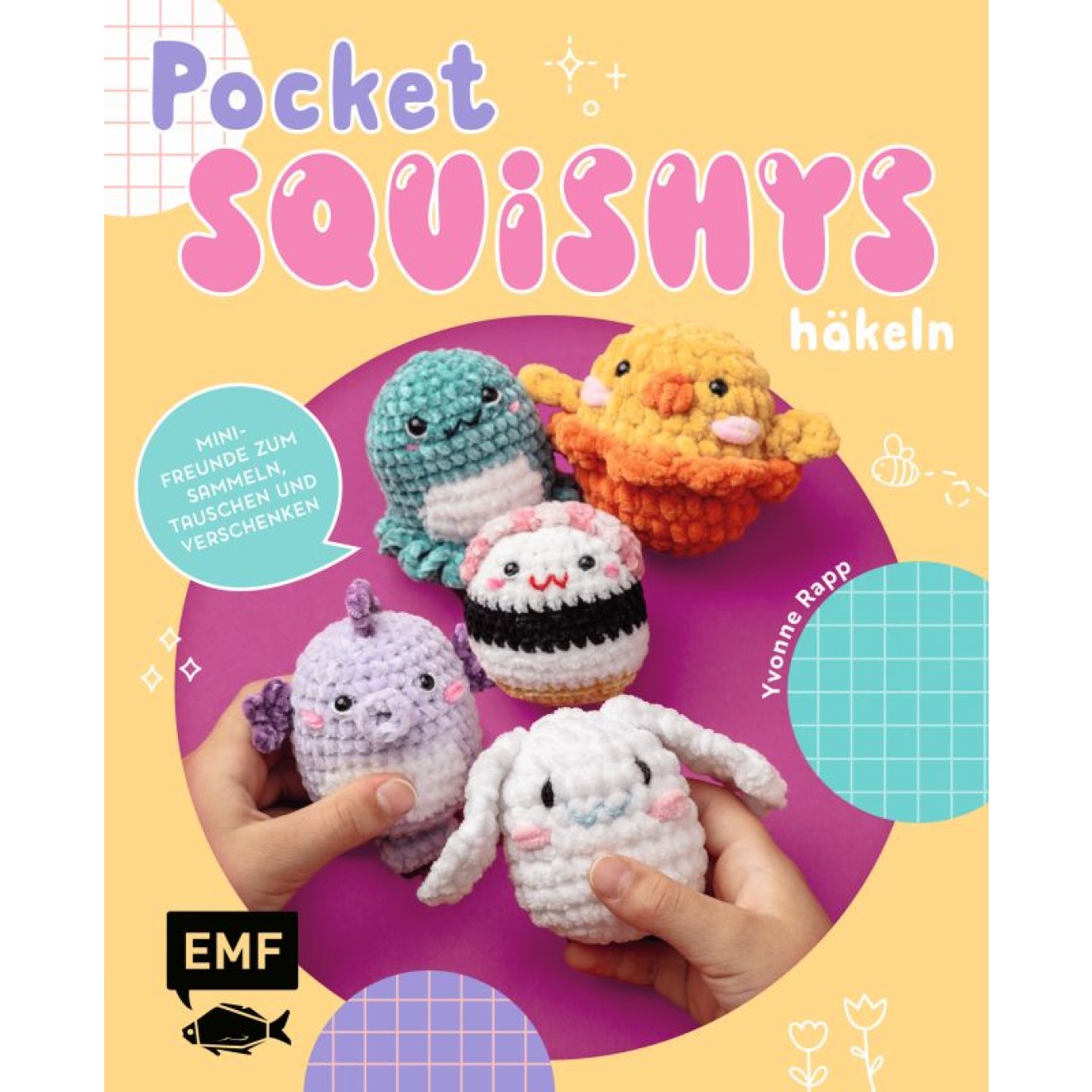 EMF Pocket-Squishys crochet - Kleine Plüschtiere für Squishmallow und Micromallow-Fans