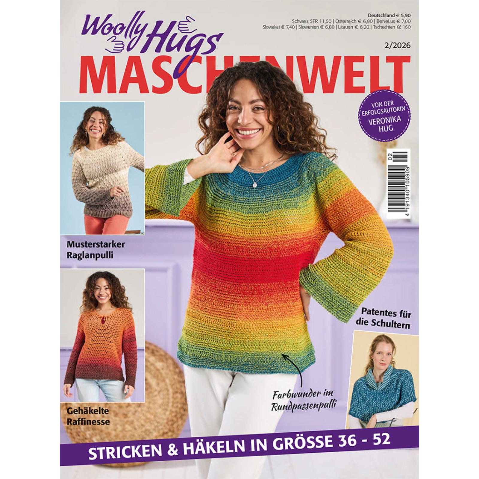 Pro Lana Strickheft – Woolly Hugs Maschenwelt 2/2026