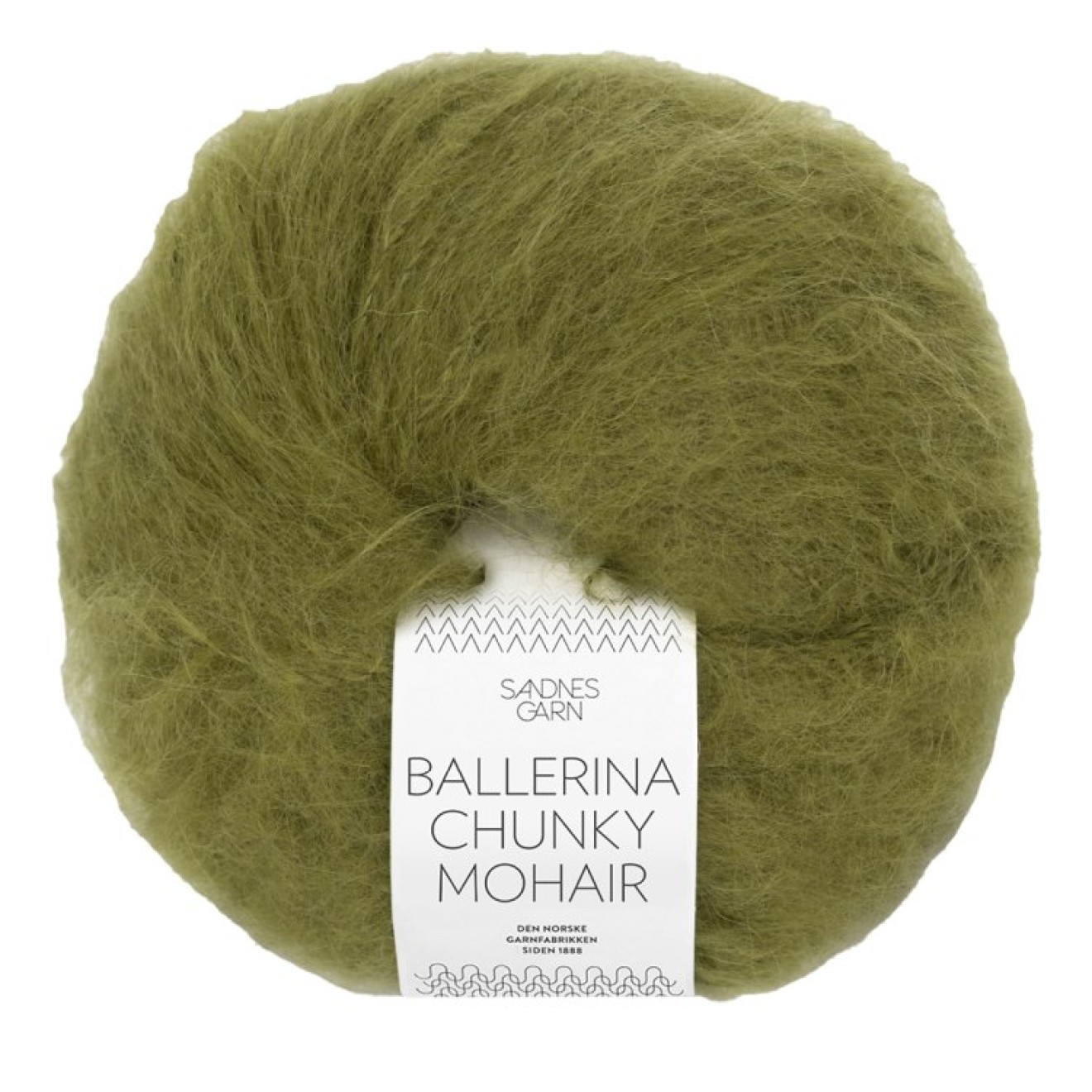 Sandnes Garn Ballerina Chunky Mohair colour 9563 moss green