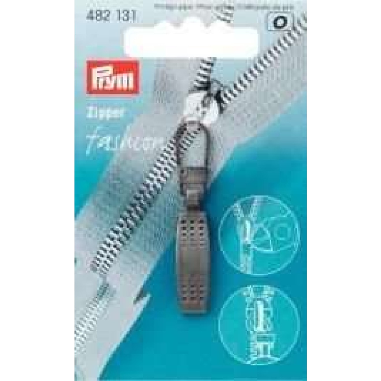 Prym Fashion-Zipper schwarz gebürstet