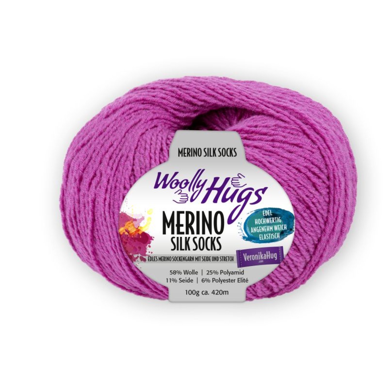 Pro Lana Woolly Hugs Merino Silk Socks colour 240