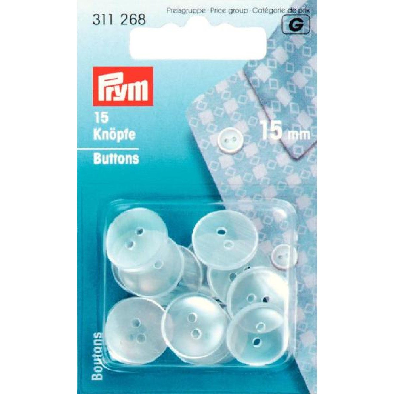 15 mm / permutt / 15 piece