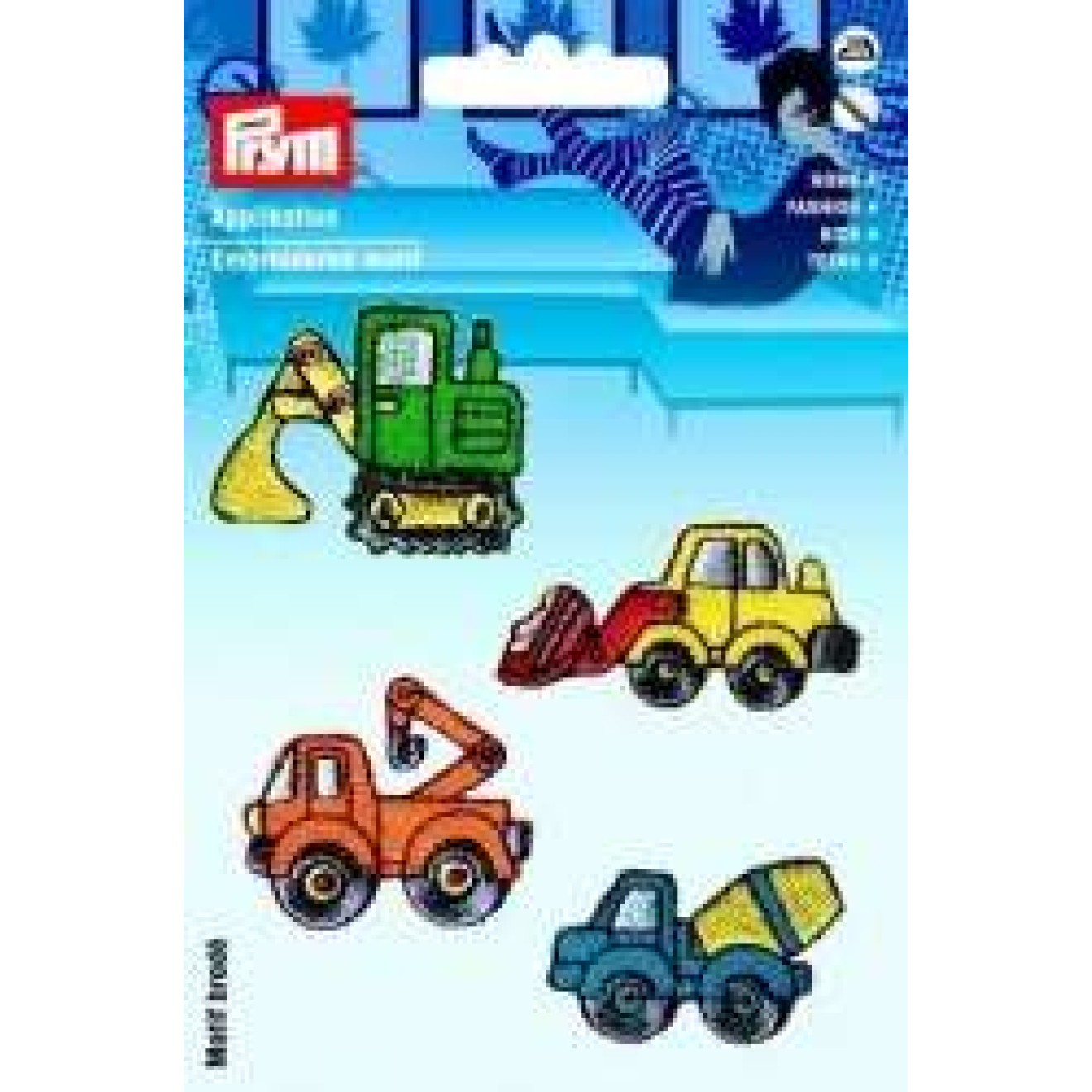 Prym Applikationen - Kids and Hits - aufbügelbar ca. 3,0x3,0 cm / farbig