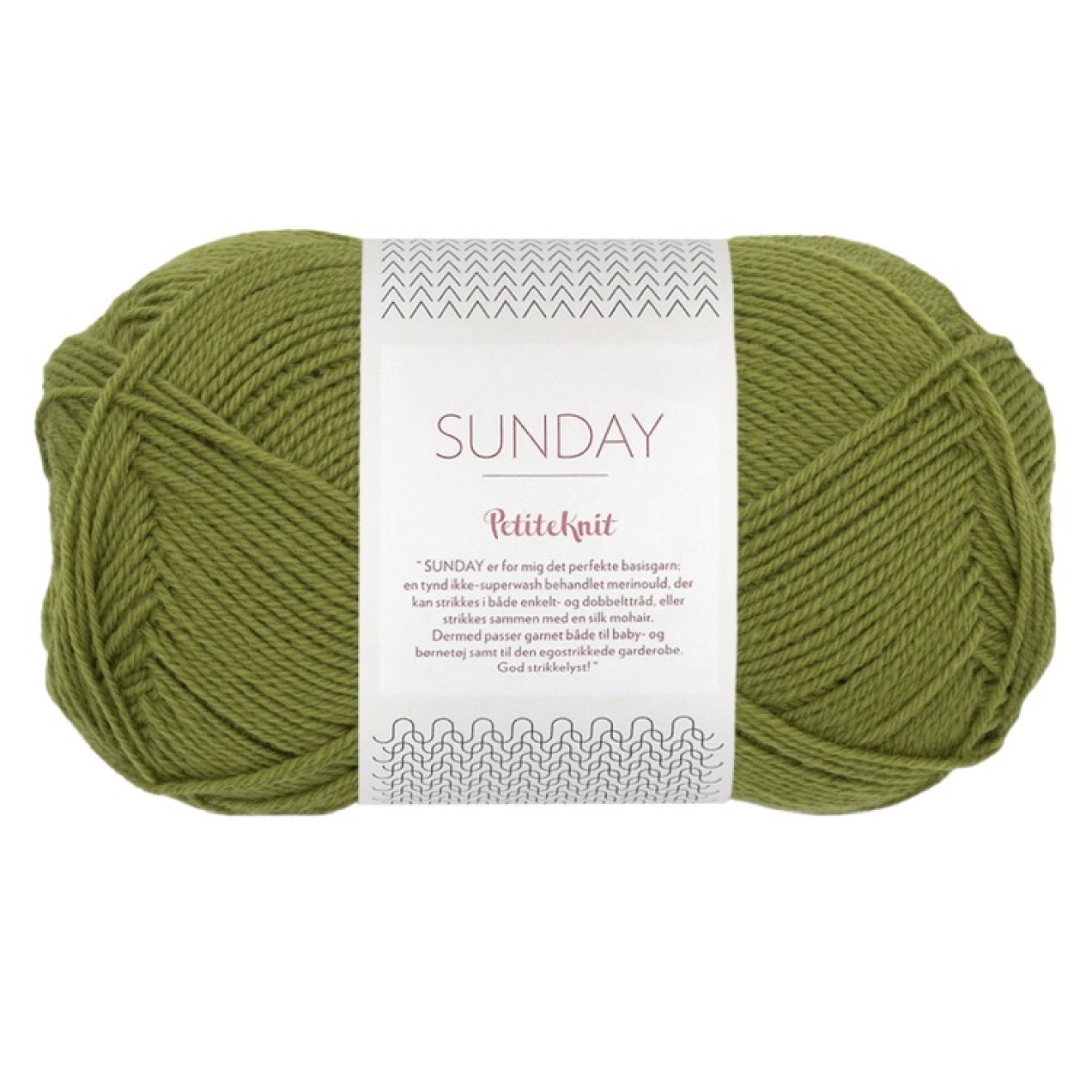Sandnes Garn Sunday by PetiteKnit colour 9564 matcha