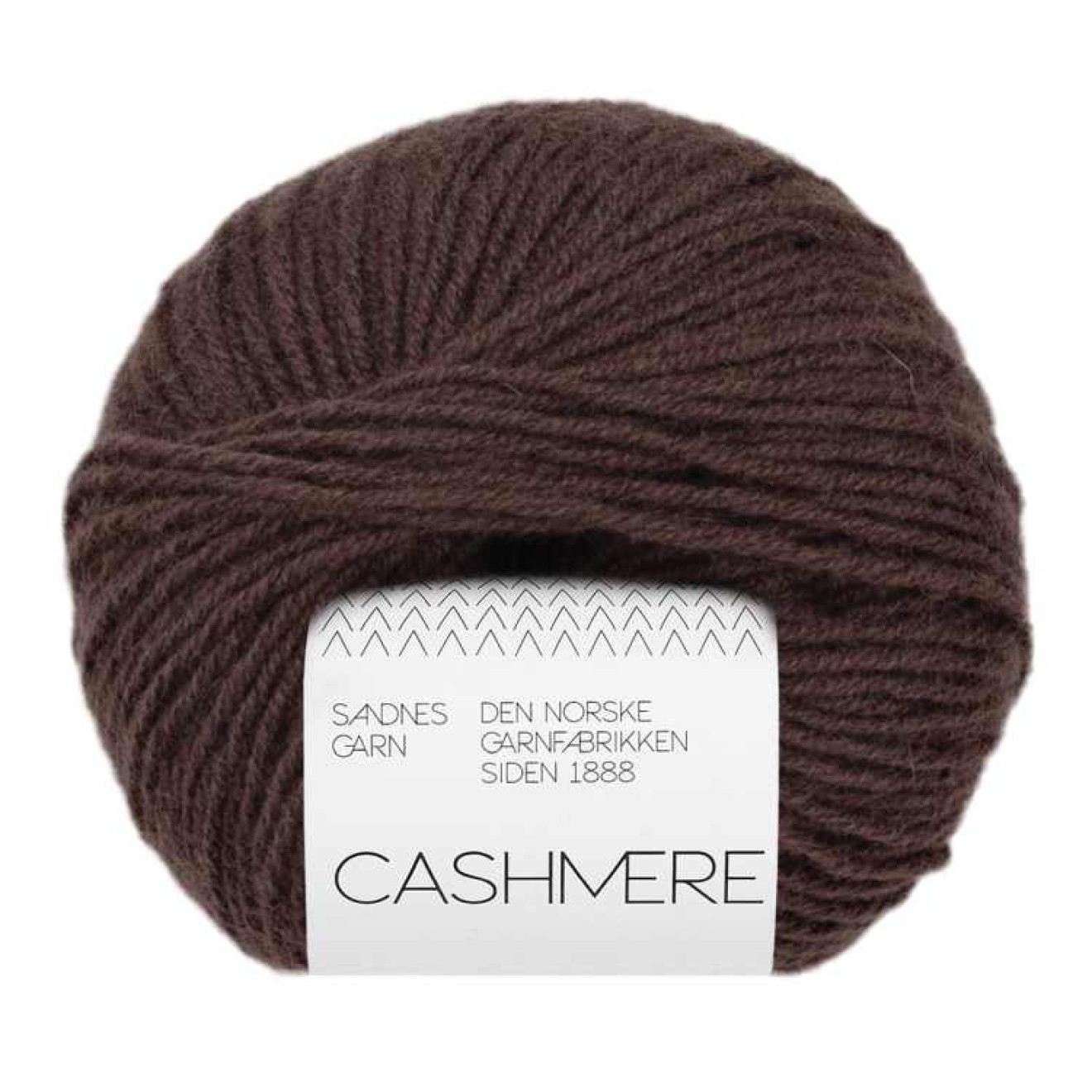 Sandnes Garn Cashmere colour 3082 dark brown