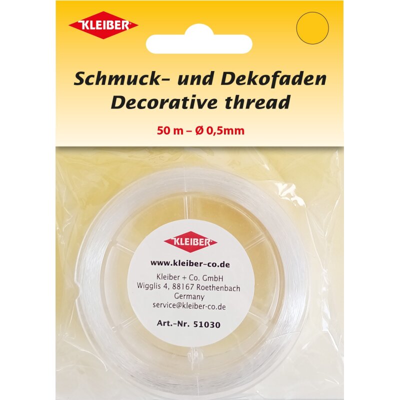 Kleiber Schmuck- und Dekofaden