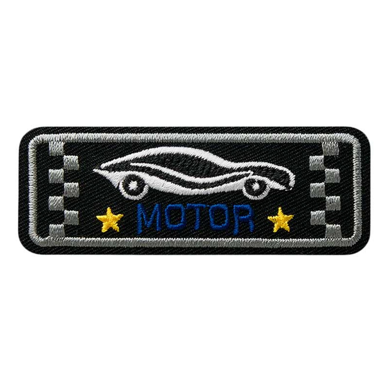Mono-Quick Applikationen - Teens and Jeans - aufbügelbar Farbe Motor Rennwagen