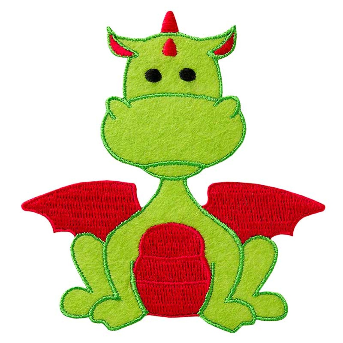 Mono-Quick appliques - Fashion and Home - iron-on colour red/green