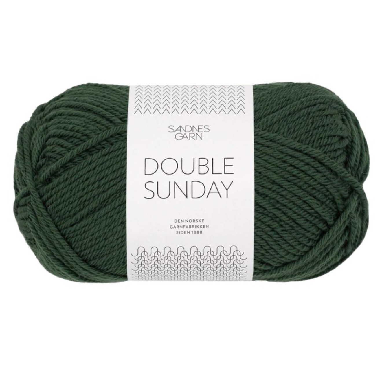 Sandnes Garn Double Sunday colour 8082 forest green