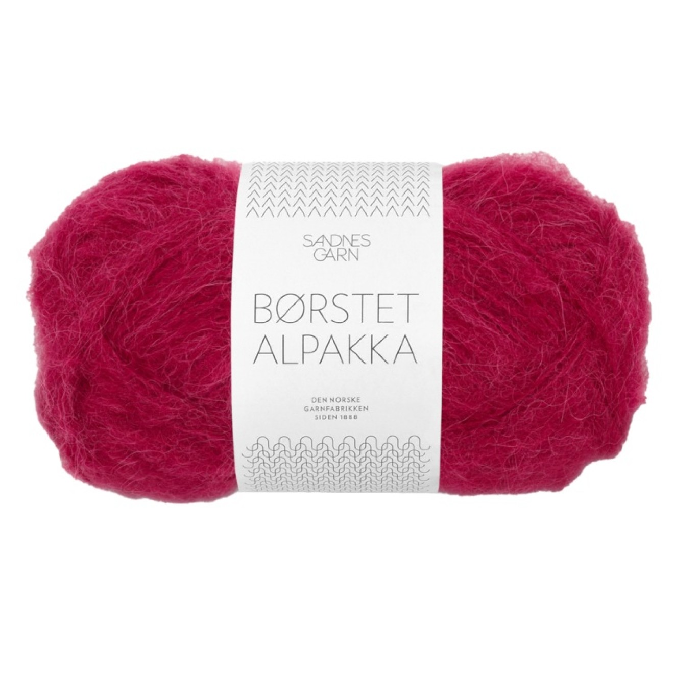 Sandnes Garn Borstet Alpakka colour 4255 rumba red