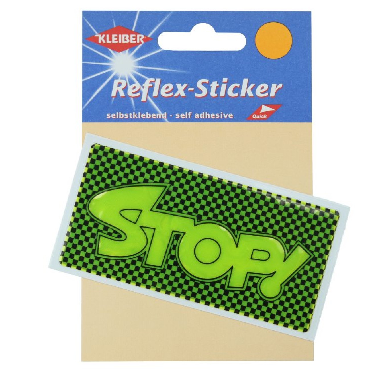 Kleiber Reflex-Sticker 62 gelb