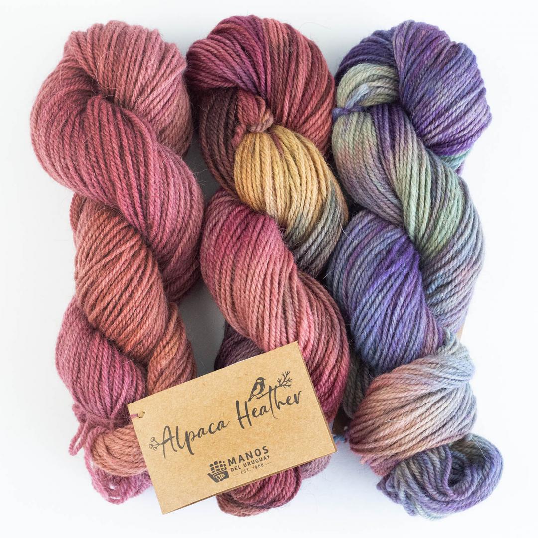 Manos del Uruguay Alpaca Heather FARBverlauf handgefärbt yarn