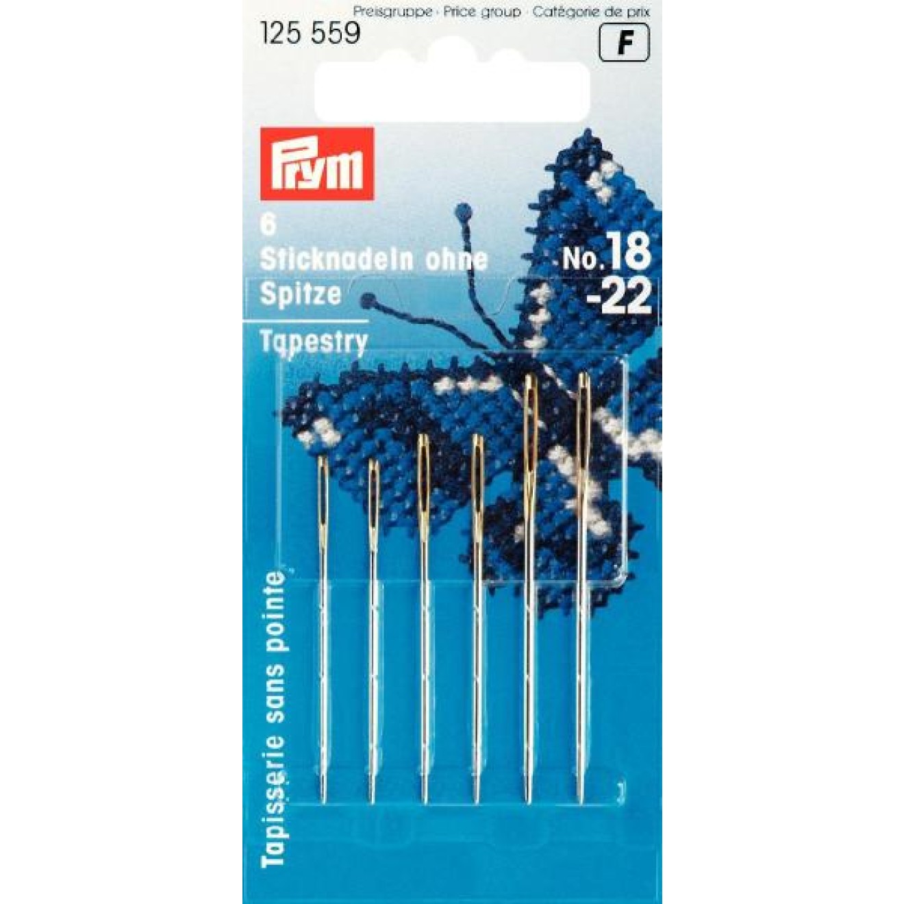 Prym иглы для вышивания без Spitze