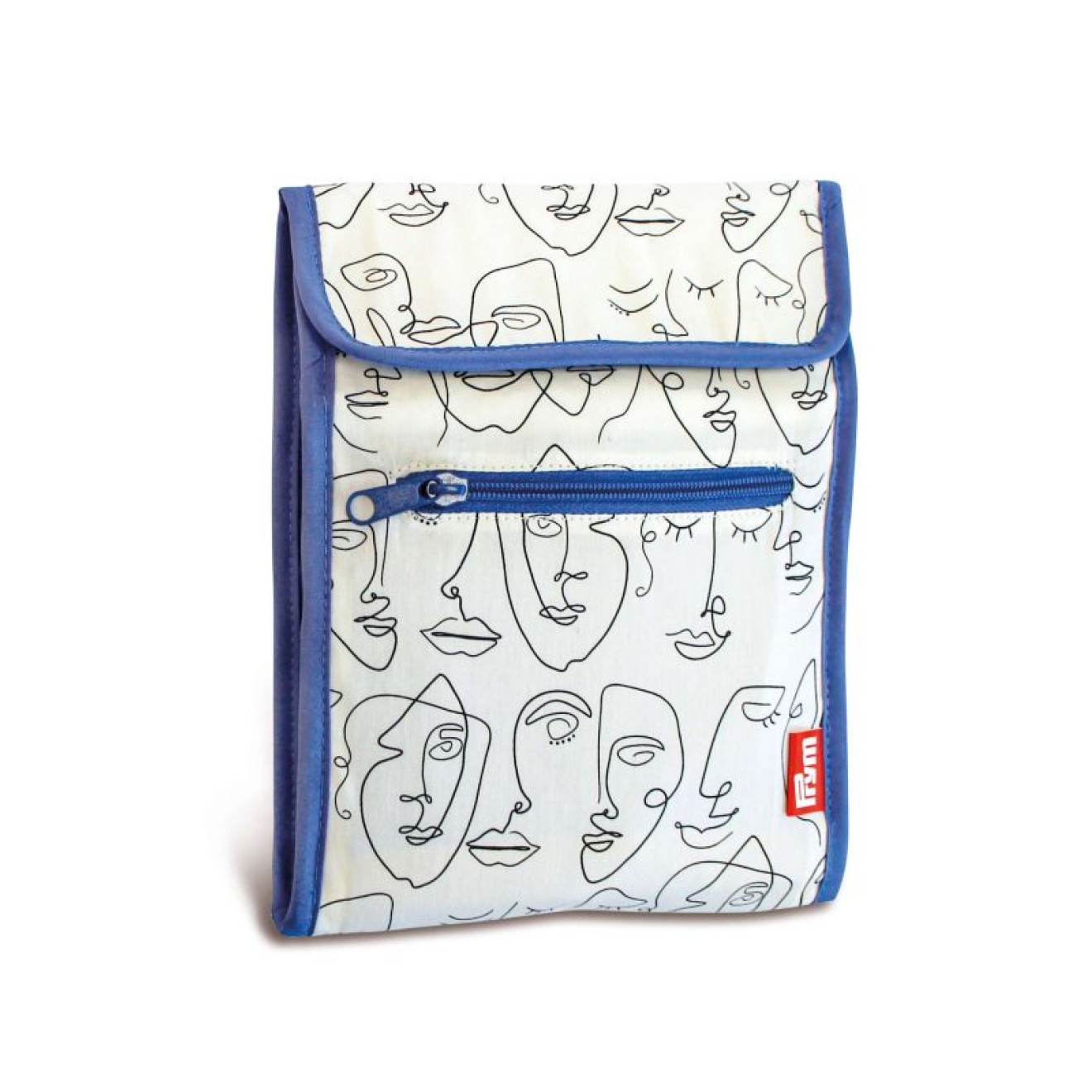Rundstricknadelmappe Faces 18,5x23x / 2cm