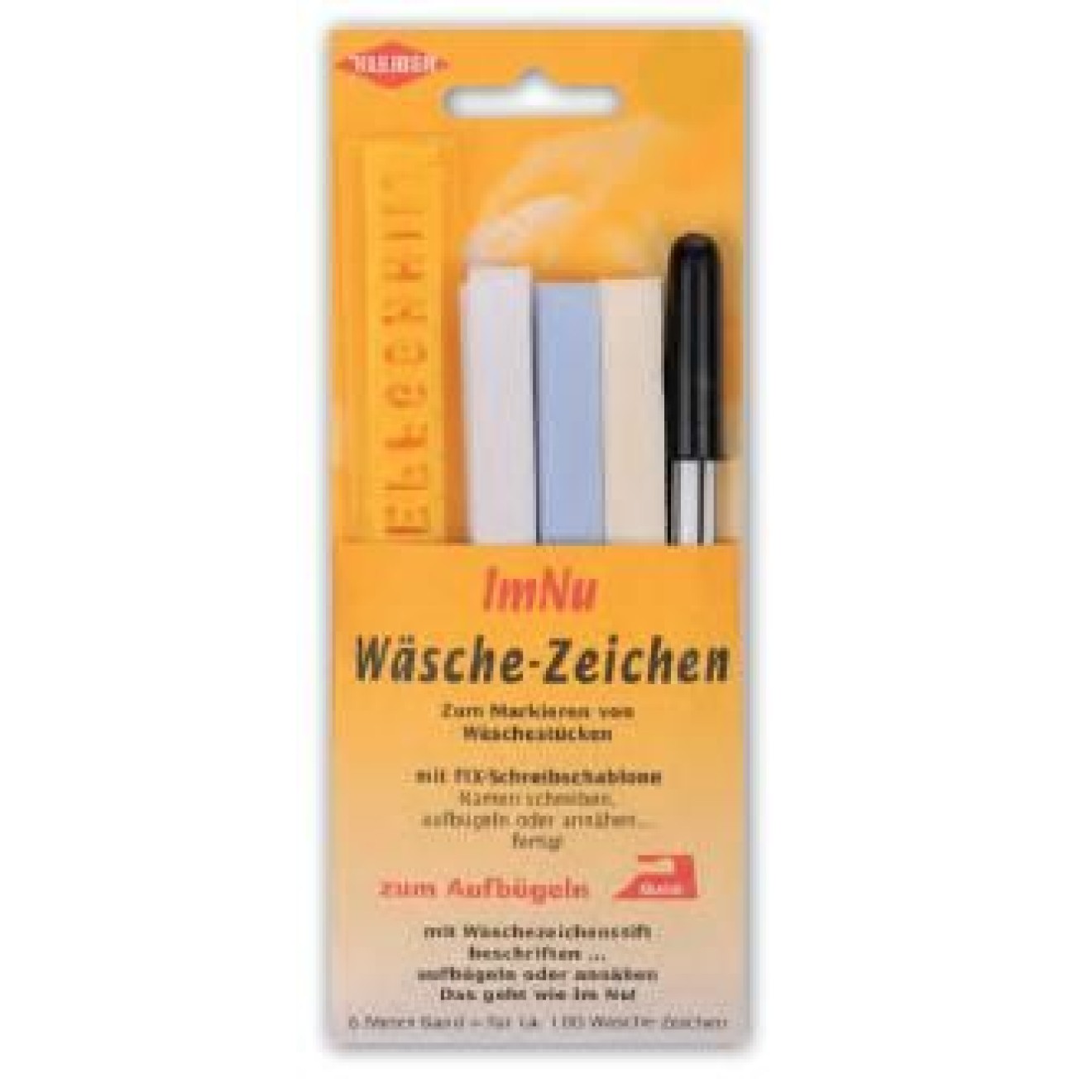Kleiber ImNu-Wäschezeichen ca. 6 m Breite ca. 1 cm