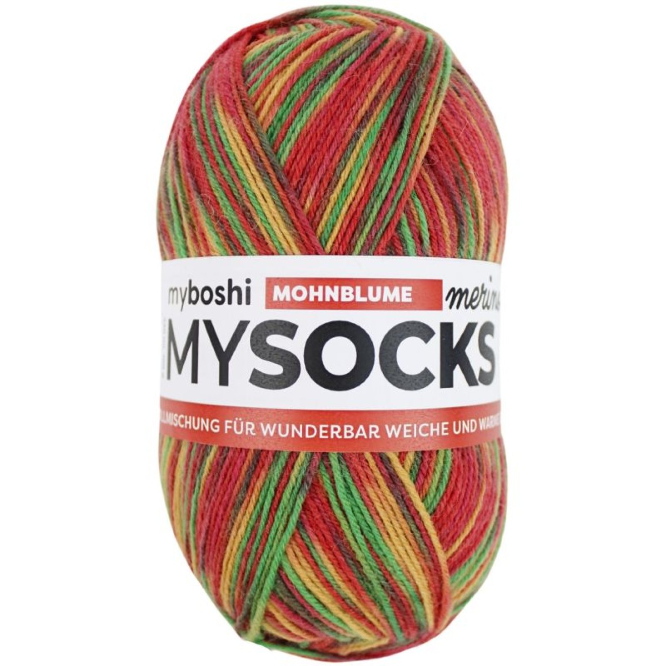 myboshi mysocks Merino colour col. Mohnblume