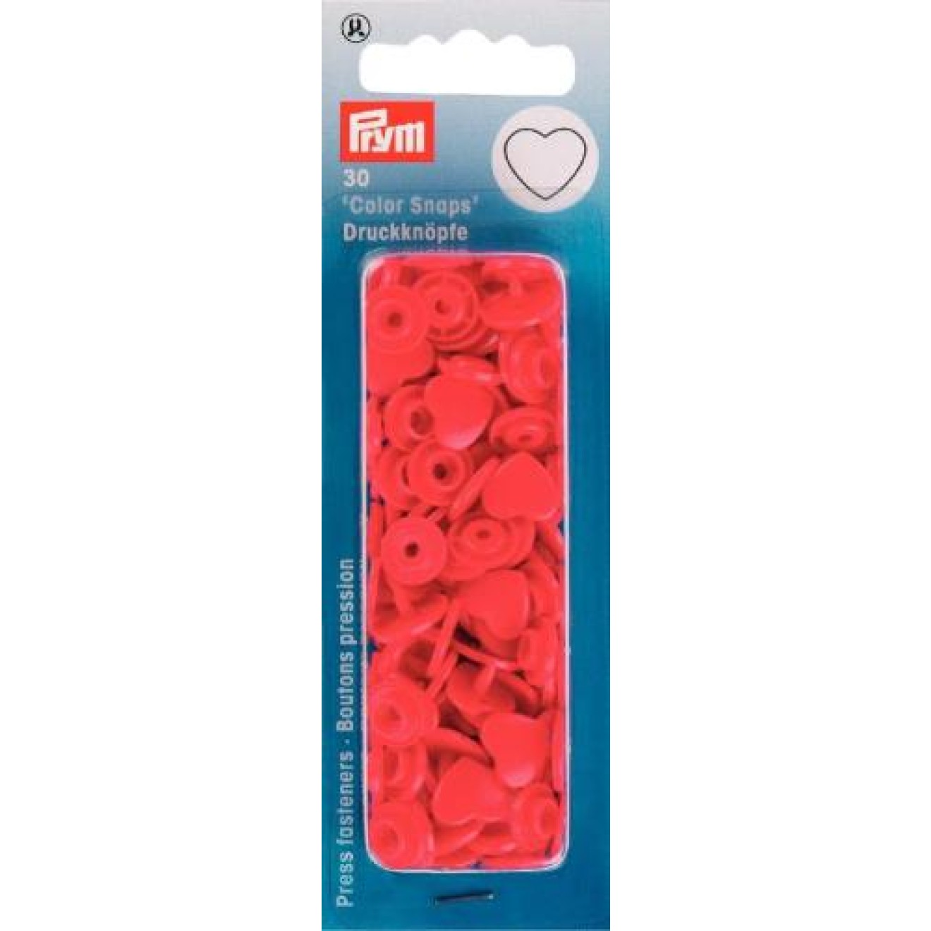 Prym sew-free snap fasteners Color Snaps rot