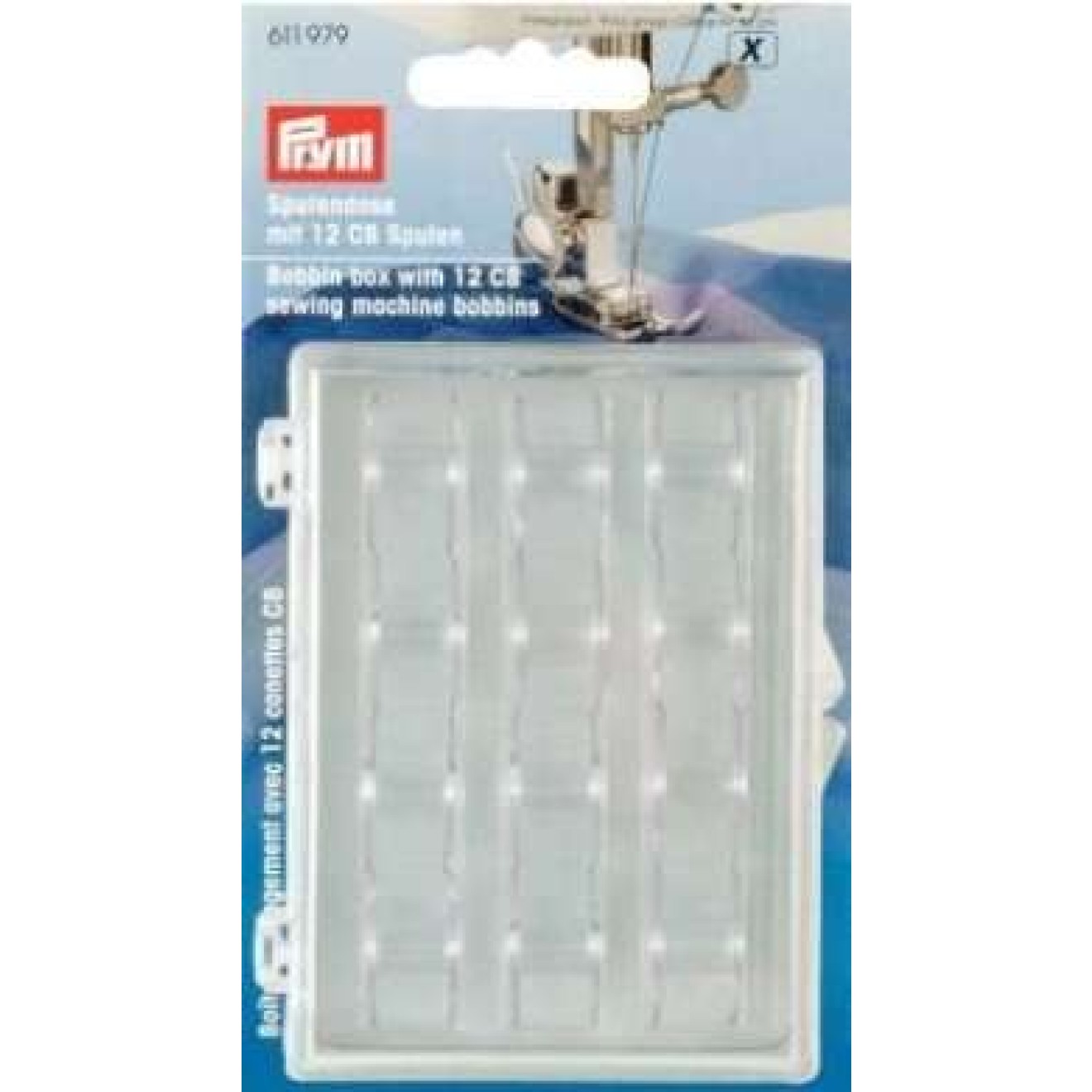 Prym Spulendose ca. 3x7x9 cm /
