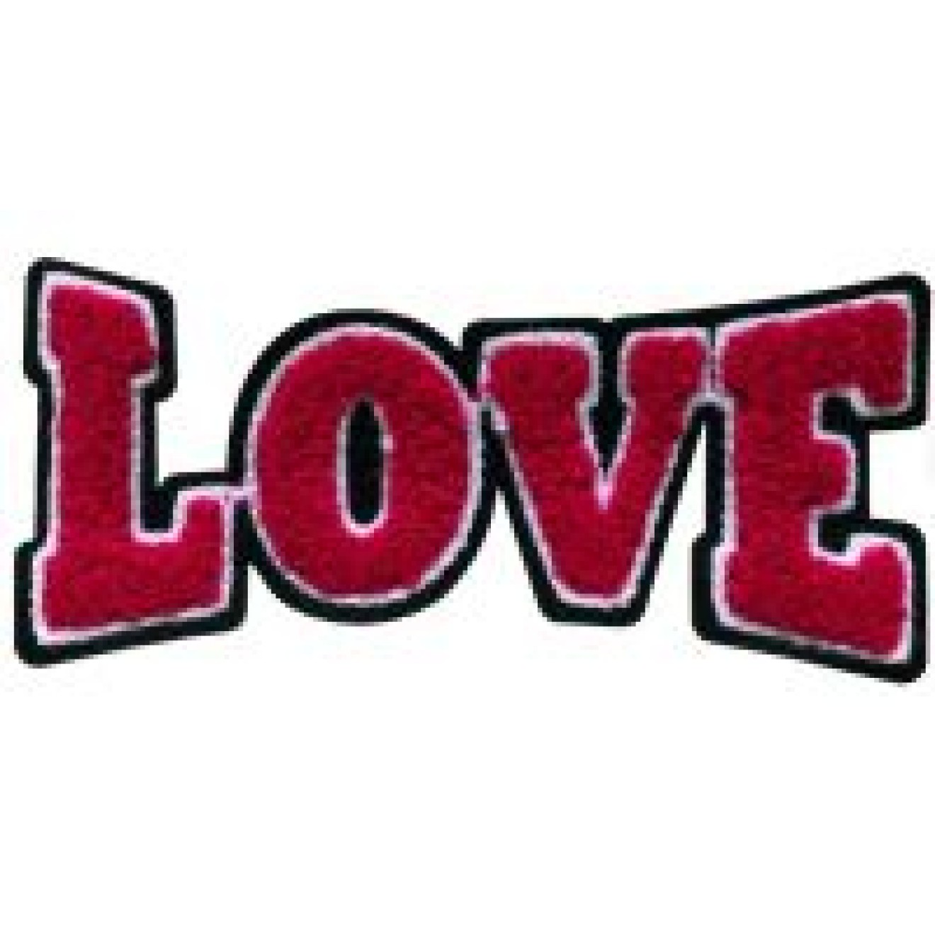 LOVE / red/black/white