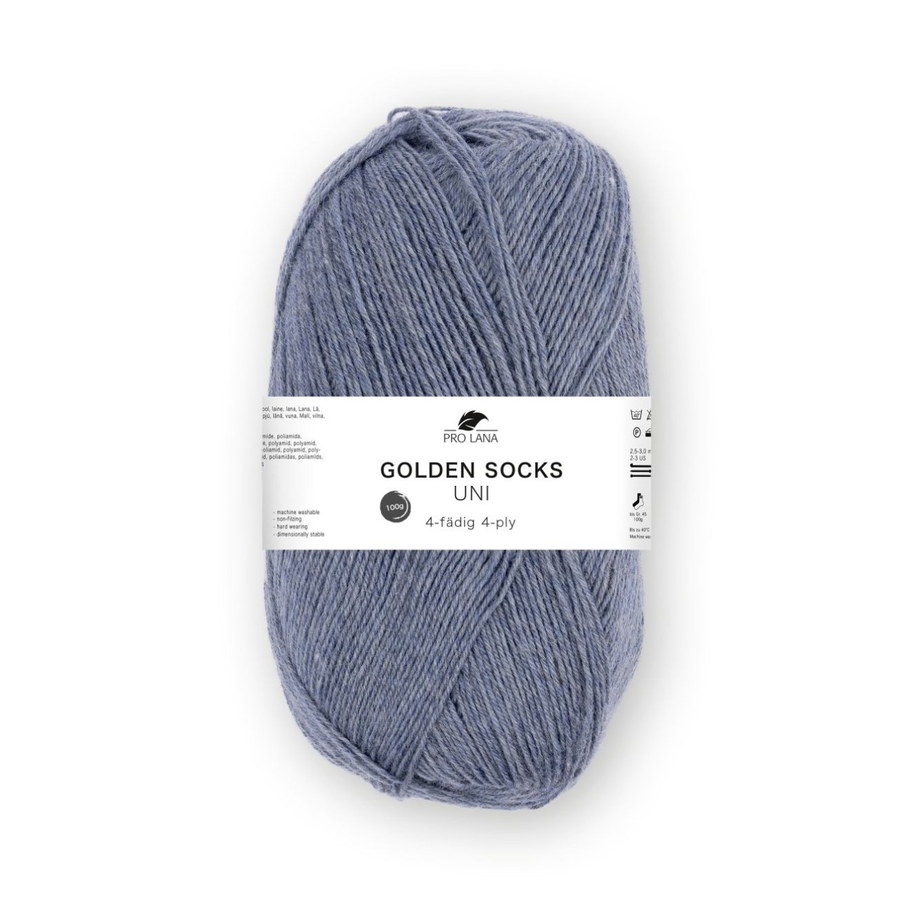Pro Lana sock Garn uni 4 ply Farbe 406